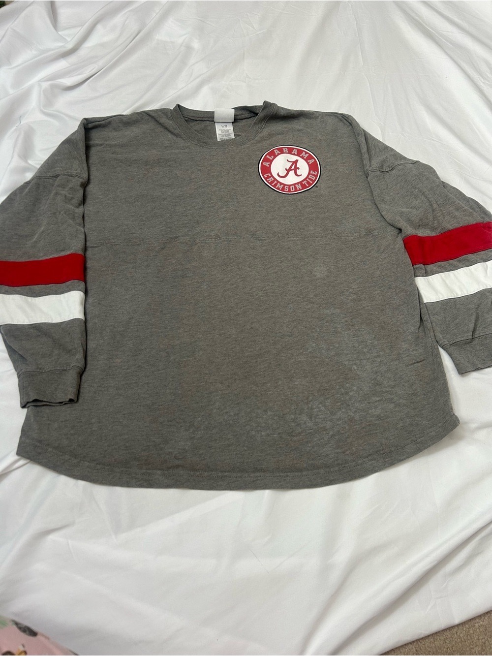 Knights Apparel Alabama Crimson Tide L Long Sleeve  Women’s Collegiate Oversized - Picture 2 of 14